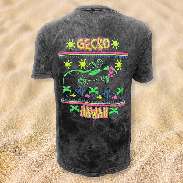 gecko hawaii 1989 Gecko Stitchwave - Black Volcanic Acid Wash