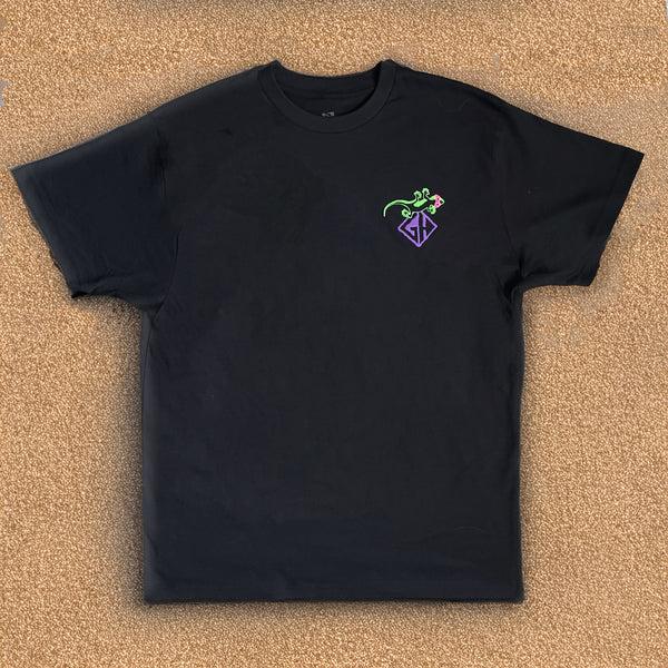 Gecko Hawaii 1989 Gecko Stitchwave Re-Issue Black Tee