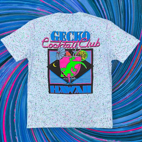 Gecko Hawaii 1989 Glow In The Dark Summer Splatter Cocktail Club - Limited Edition