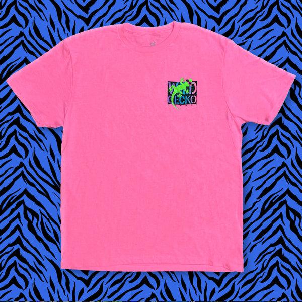 Gecko Hawaii 1990 Wild Gecko - Heather Neon Pink Punch