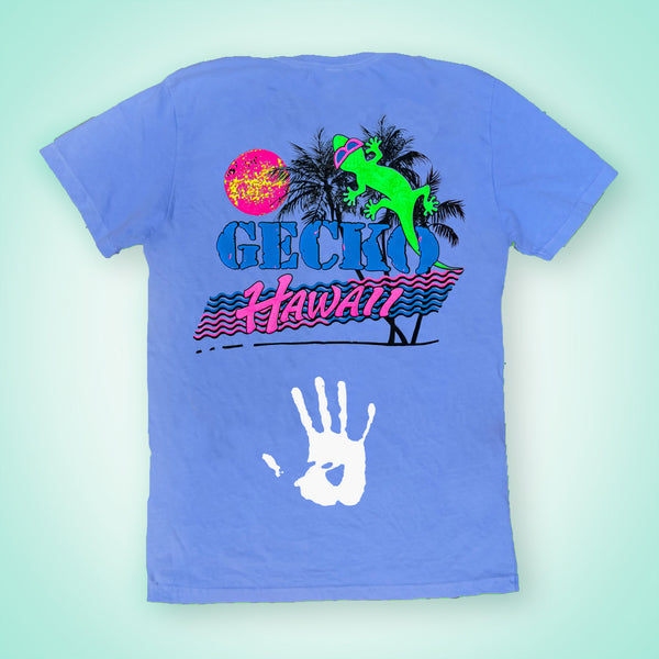 gecko hawaii '86 Souvenir Palm: HYPERflash Blue to White V2