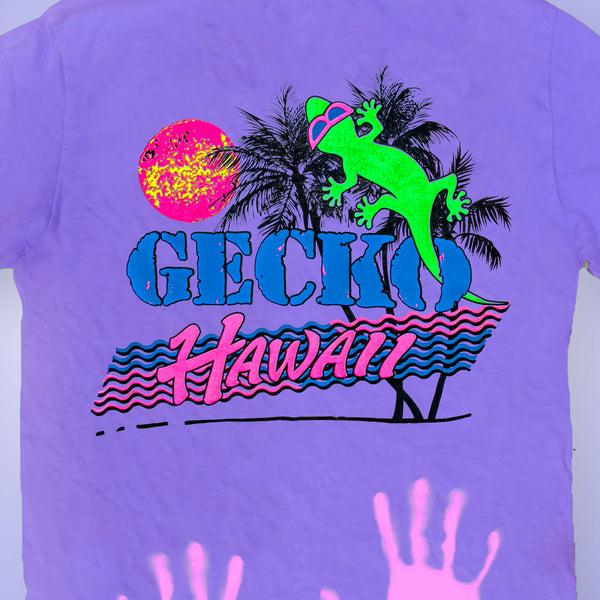 Gecko Hawaii '86 Souvenir Palm: HYPERflash Purple To Pink V2