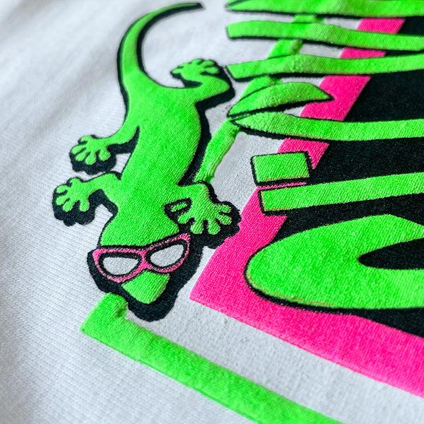 Gecko Hawaii Aloha Arcade White Tee - Gecko X Nazar 4