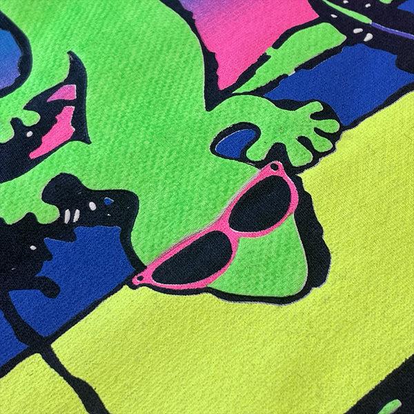 Gecko Hawaii Beach Patrol - Full Zip Hoodie Heather Oatmeal