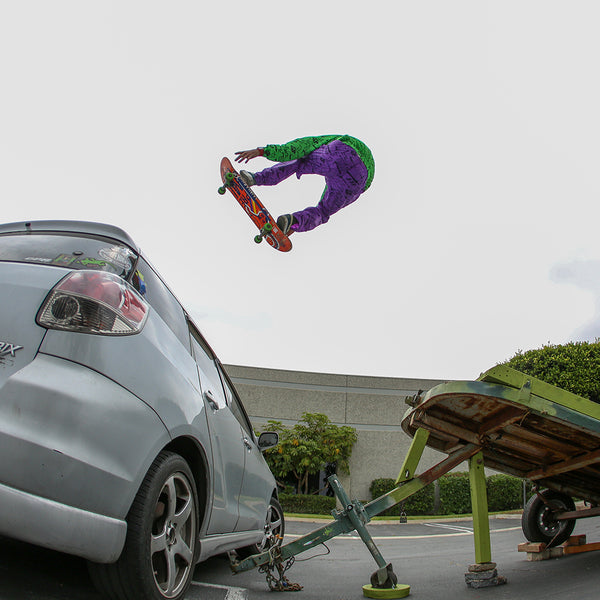 Gecko Hawaii Deep Purple Gecko Wall '90's Beach Pants