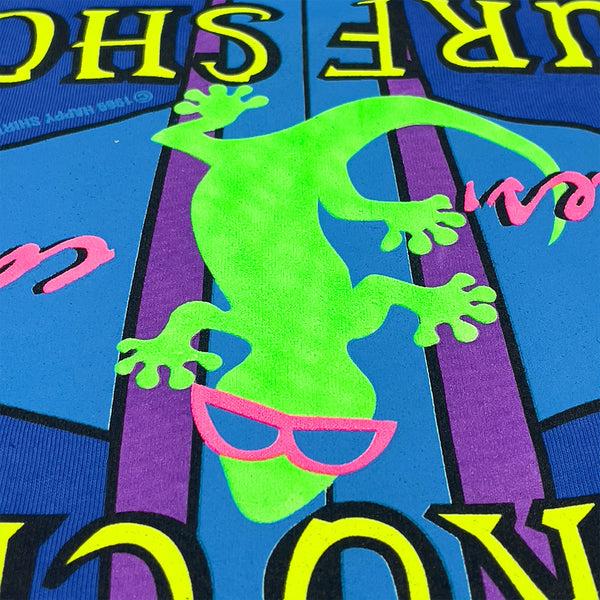 Gecko Hawaii Gecko City Surf Shop 1989 - 80's Royal Blue