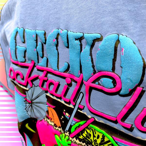 Gecko Hawaii Gecko Cocktail Club HYPERFLASH: Blue To White