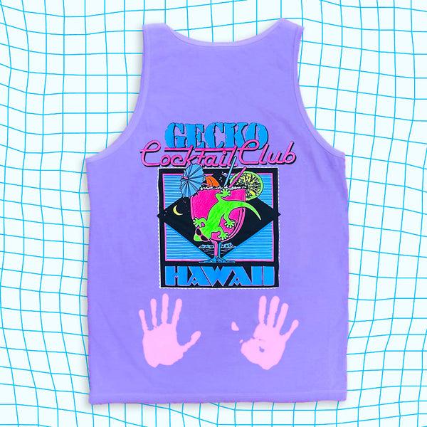 gecko hawaii Gecko Cocktail Club HYPERTANK - Purple-to-Pink
