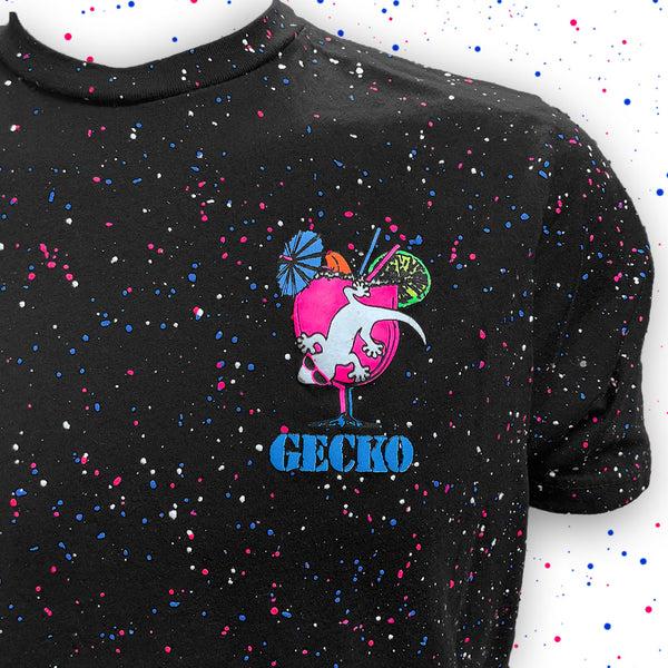 Gecko Hawaii Gecko Cocktail Club - Secret Glow In The Dark Red/White/Blue Splatter