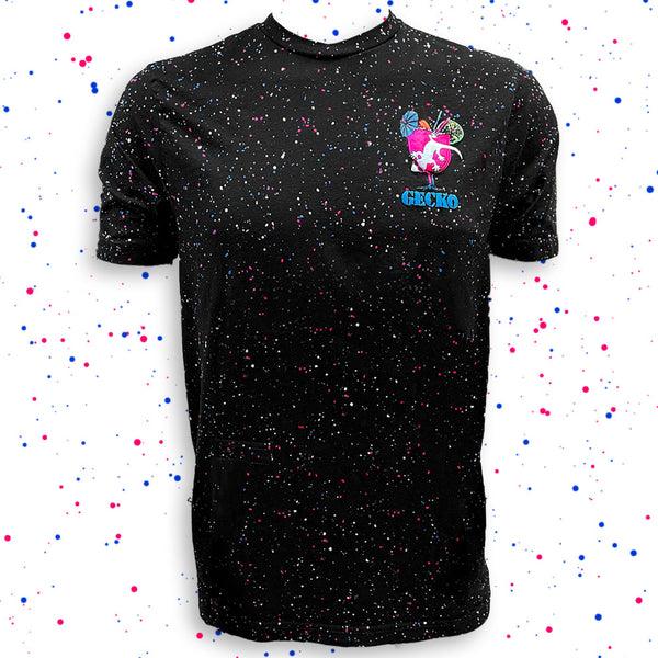 Gecko Hawaii Gecko Cocktail Club - Secret Glow In The Dark Red/White/Blue Splatter