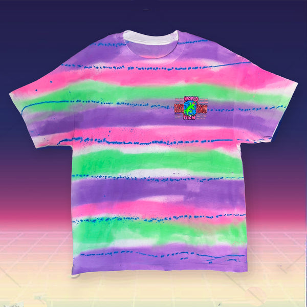 gecko hawaii Gecko Earth Day - Secret 1980s Hand-Painted Retro Tee