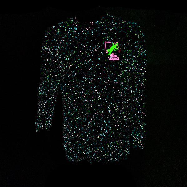 Gecko Hawaii Gecko Graffiti GITD SPLATTER Long Sleeve Limited Edition