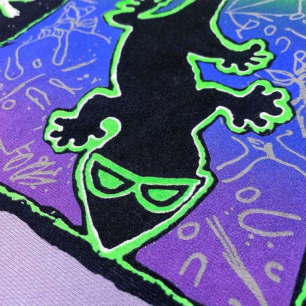 Gecko Hawaii 1988 Gecko Blends Iced Mauve Hoodie