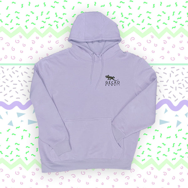 Gecko Hawaii 1988 Gecko Blends Iced Mauve Hoodie