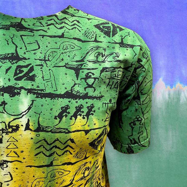 Gecko Hawaii 1988 Rasta Reggae Wall Tie Dye