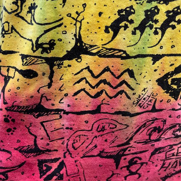 Gecko Hawaii 1988 Rasta Reggae Wall Tie Dye