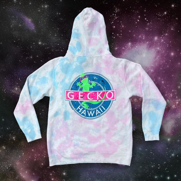 gecko hawaii 1989 Gecko Vinyl Cotton Candy Hoodie