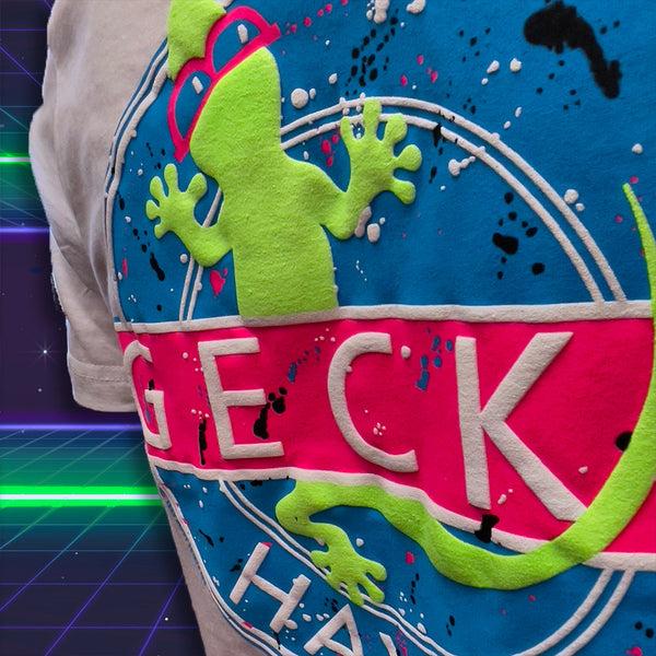 Gecko Hawaii 1989 Gecko Vinyl - White Tee