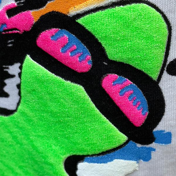 Gecko Hawaii 1989's Gecko Graffiti White Hoodie