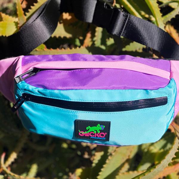 Gecko Hawaii 90's Color Block Fanny/Shoulder Pack