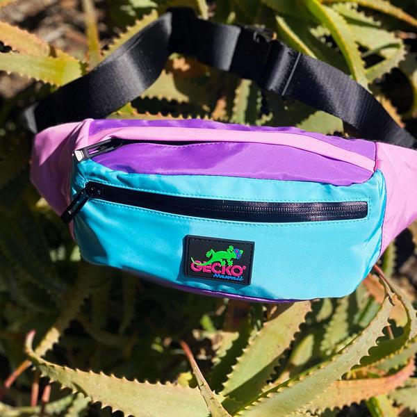 Gecko Hawaii 90's Color Block Fanny/Shoulder Pack