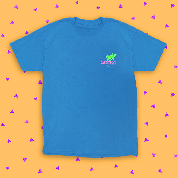 Gecko Hawaii Art Gecko - 1980s Blue Sapphire