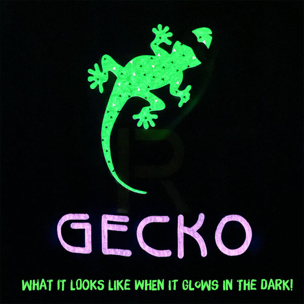 Gecko Hawaii Art Gecko - 1980s Blue Sapphire