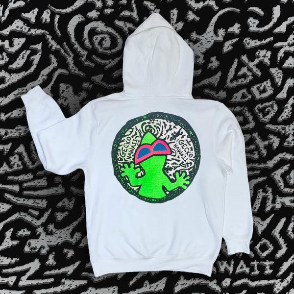 Gecko Hawaii Big Swirl - UV Color-Change Hoodie