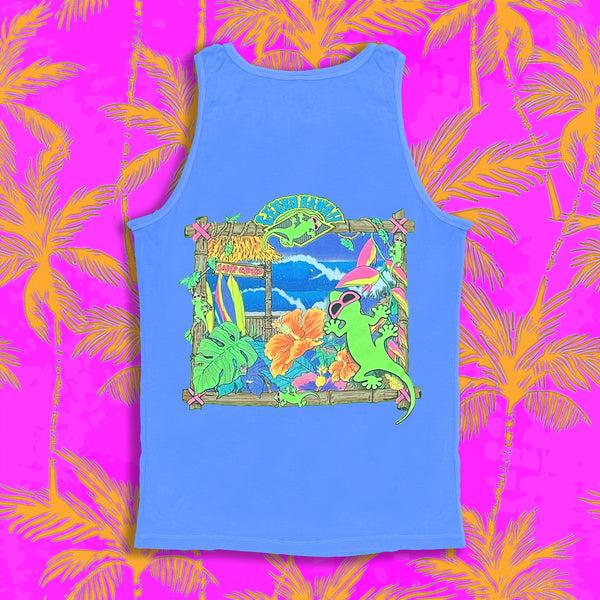 gecko hawaii Camp Gecko '89: HYPERTANK Blue-to-White