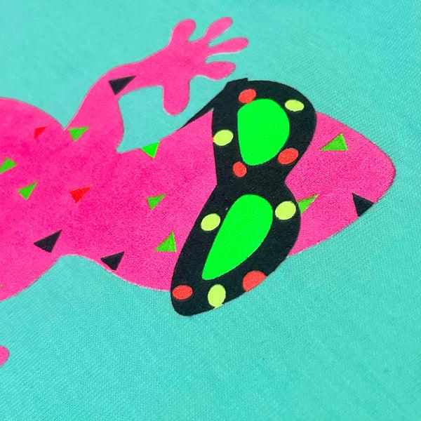 Gecko Hawaii Deco Gecko - 1980s Mint Tee