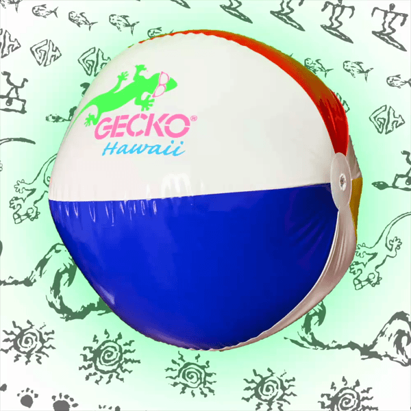 gecko hawaii Gecko Beach Ball