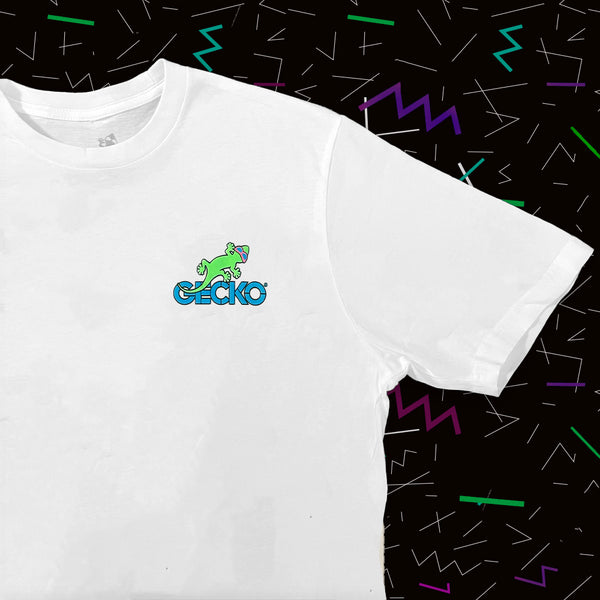 Gecko Hawaii Gecko Beach Patrol - White Cotton Tee