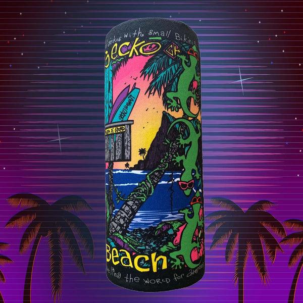gecko hawaii Gecko Beach Slim Can Cooler