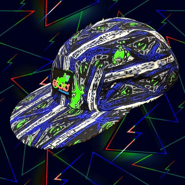 gecko hawaii Gecko Blue Stripe 5 Panel Hat