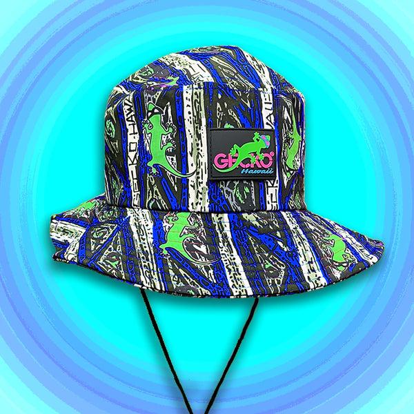 gecko hawaii Gecko Blue Stripe Boonie Hat