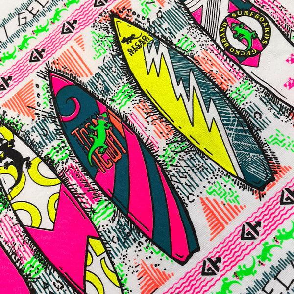 Gecko Hawaii Gecko Boardroom 1989 White Tank