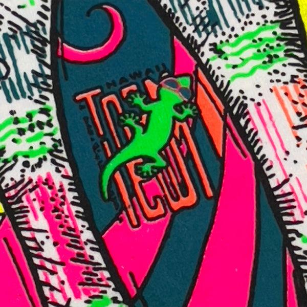 Gecko Hawaii Gecko Boardroom 1989 White Tank