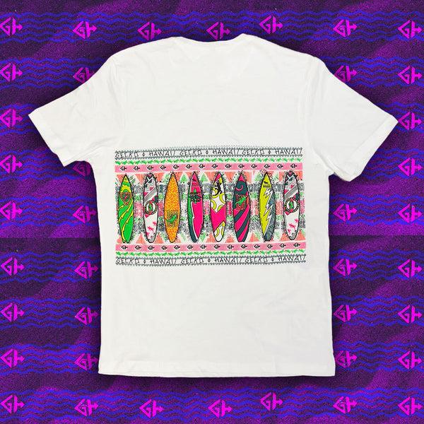 Gecko Hawaii Gecko Boardroom 1989 White Tee
