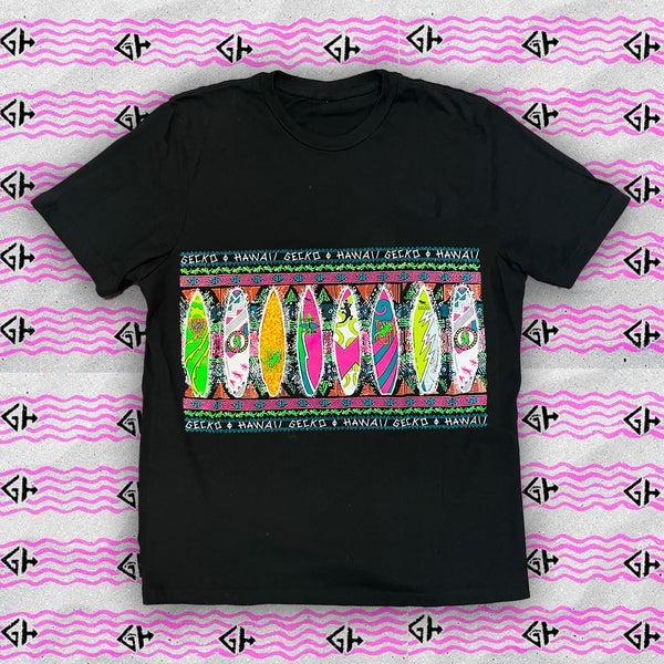 gecko hawaii Gecko Boardroom Black Beach Tee