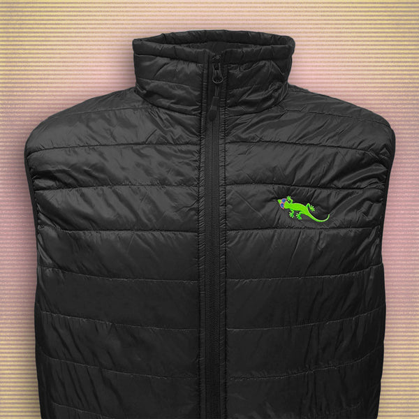 gecko hawaii Gecko Clean Black Puffer Vest