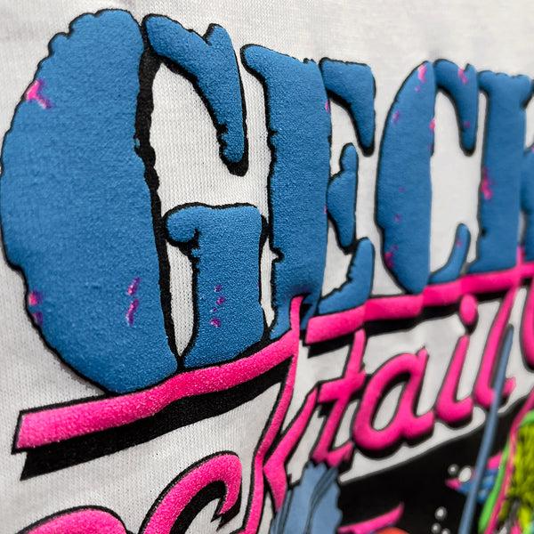 Gecko Hawaii Gecko Cocktail Club White Beach Tee