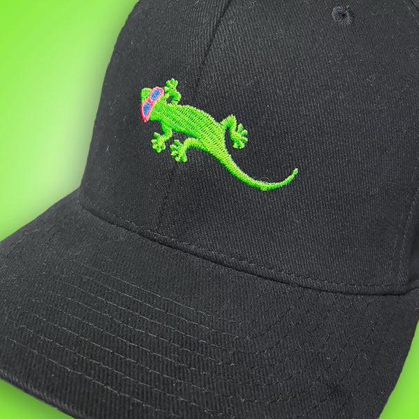 Gecko Hawaii Gecko Flexfit Black Hat