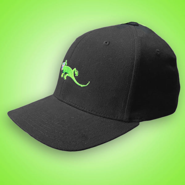 Gecko Hawaii Gecko Flexfit Black Hat