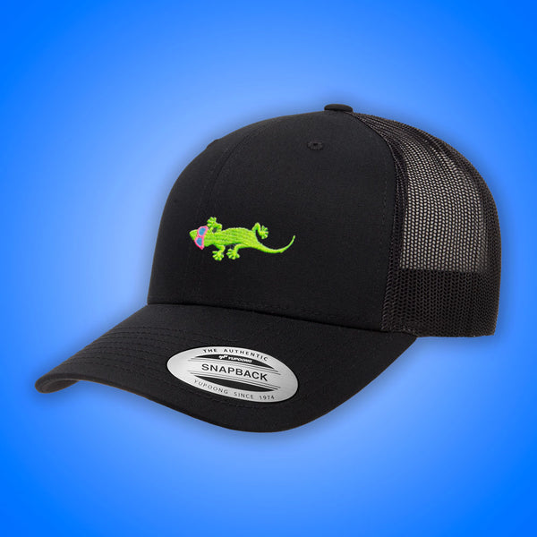 gecko hawaii Gecko Flexfit Snapback Trucker Hat