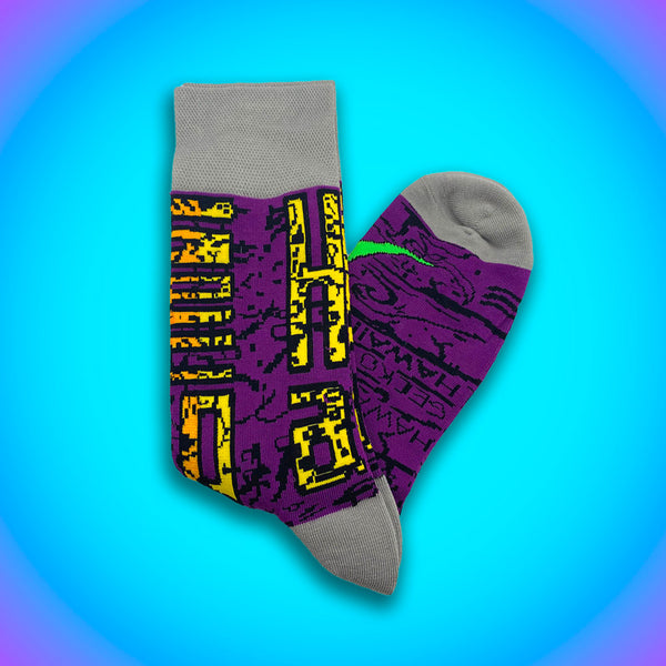 Gecko Hawaii Gecko Forbidden Wall Socks
