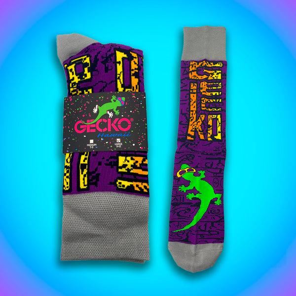 Gecko Hawaii Gecko Forbidden Wall Socks