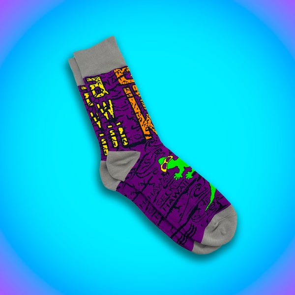 gecko hawaii Gecko Forbidden Wall Socks