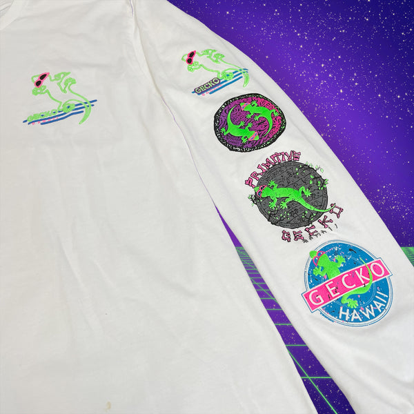 Gecko Hawaii Gecko Four LOGO Long Sleeve Tee