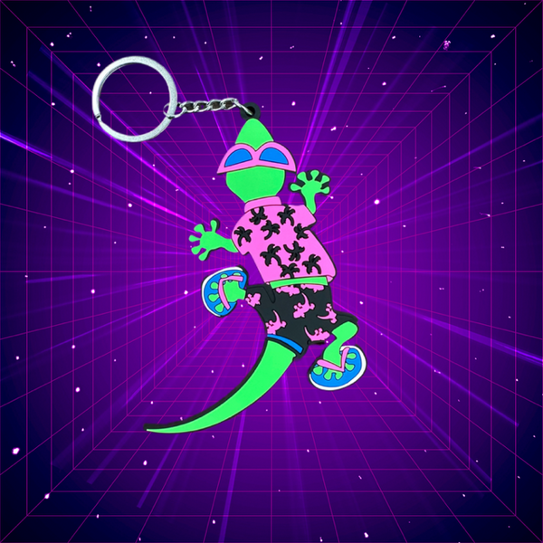 gecko hawaii Gecko Hawaii Paradise Keychain