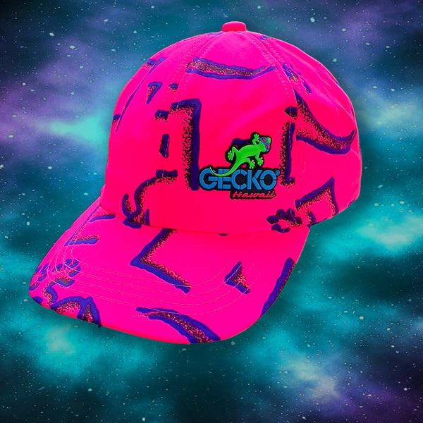 gecko hawaii Gecko Hot Pink Petro Dad Hat